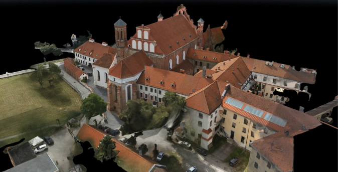 The combination of terrestrial Lidar and UAS-based photogrammetry - the best choice for gathering a detailed measurement of the object and creating the required 2D drawing documentation.