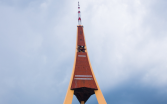 Preparation of a 3D model of the Riga TV Tower before reconstruction works. Riga, Latvia.