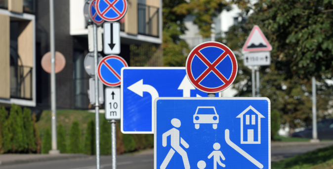 Laser scanning of streets and creation of a road sign database. Vilnius, Lithuania.