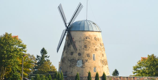 Laser scanning of the Šeduva windmill in preparation for reconstruction works. 