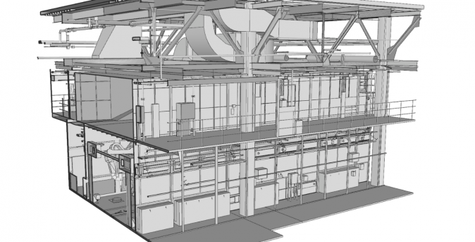 Laser scanning and 3D modeling in industrial plant desing.